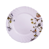 Set 6 Farfurii Intimnse opal, model floral-pasari, 25.5 cm
