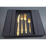 Set 24 de tacamuri de Inox, Auriu