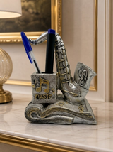 Statueta Suport de Pix,saxofon/vioara,rasina,20x15 cm