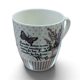 Cana cafea , Model Lavanda,Opal ,220 ml