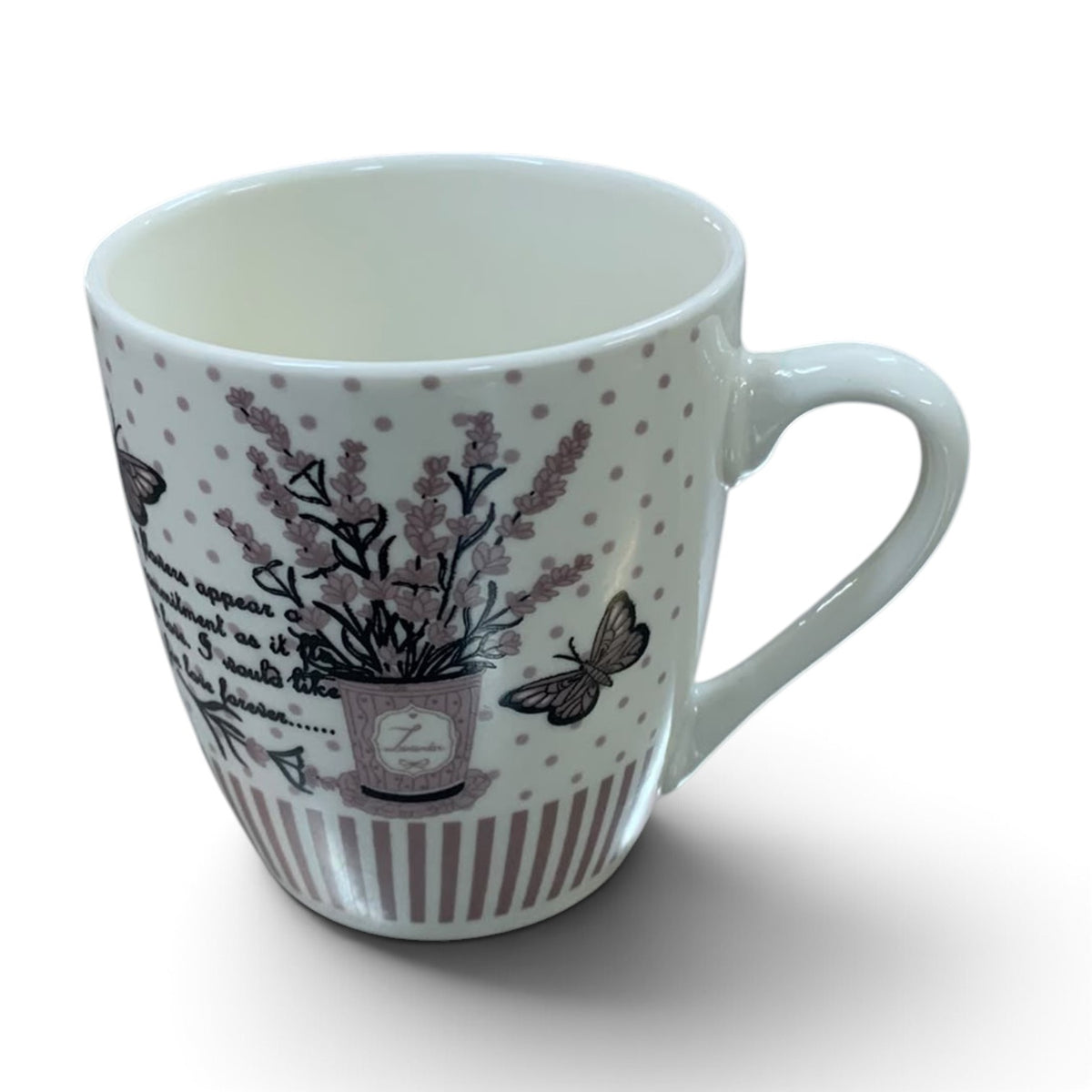 Cana cafea , Model Lavanda,Opal ,220 ml