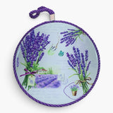Suport pentru oala, Ceramica, Model Lavanda, 18x0,5 cm