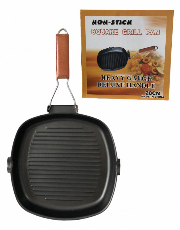 Tigaie Grill Non Stick, Metal, 28cm