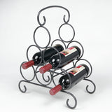 Suport din Metal pentru 6 sticle de vin, 46x37x21 cm