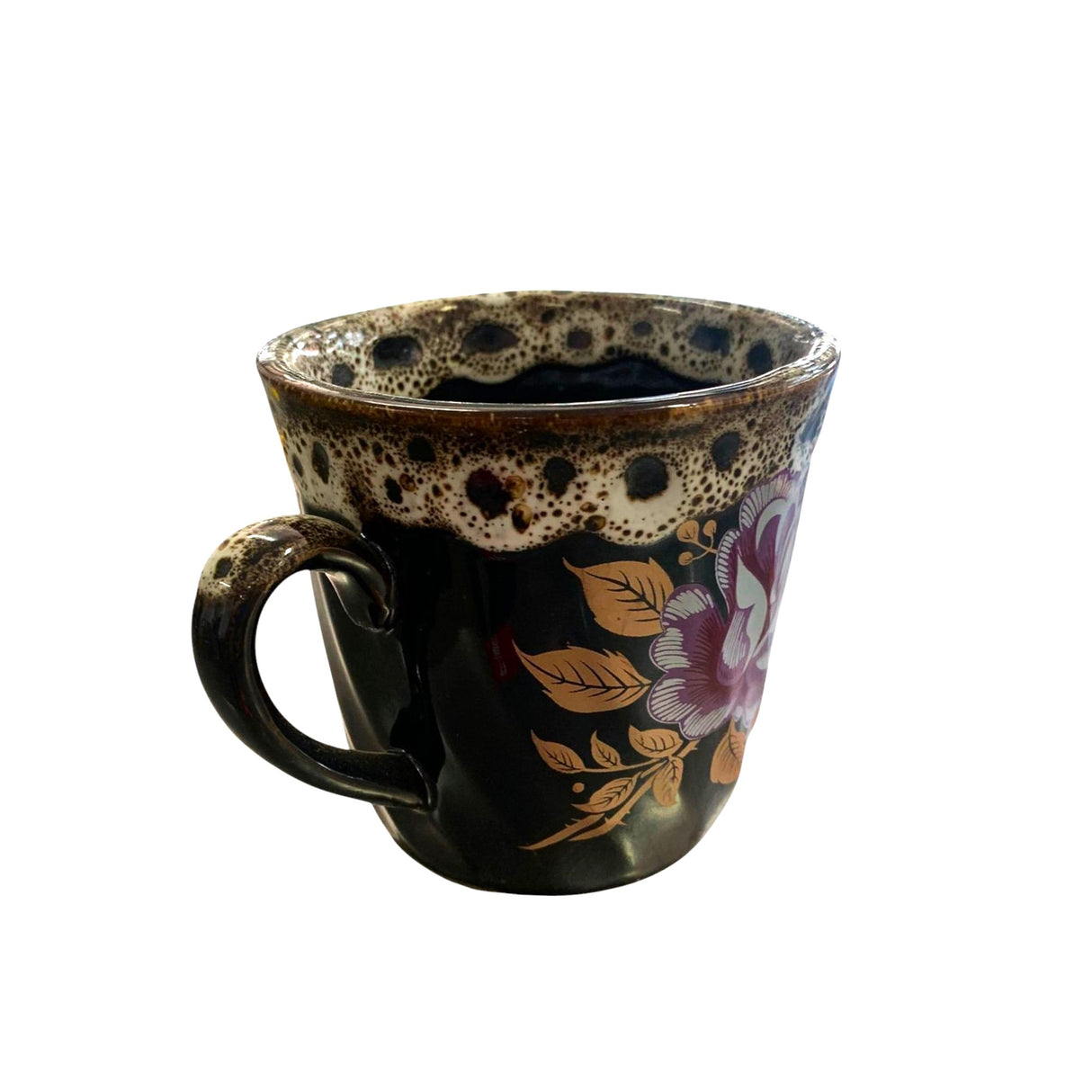 Cana ceramica maro Floral , 300 ml