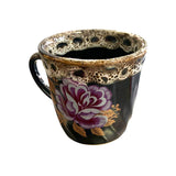 Cana ceramica maro Floral , 300 ml