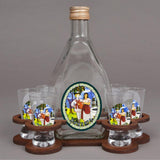 Set tuică Tarani Romania 250 ml, cu pahare 25 ml