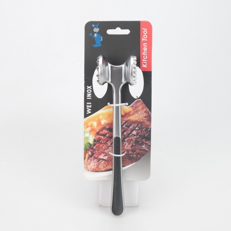 Ciocan pentru snitele carne, Metal, Maner Plastic, 21.5 cm
