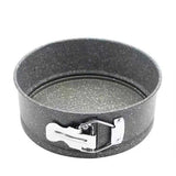 Tava de copt detasabila, Metal , 24cm, gri marmotat