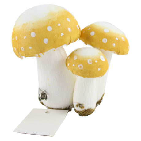 Ciuperca decorativa din polifoam, 9 cm
